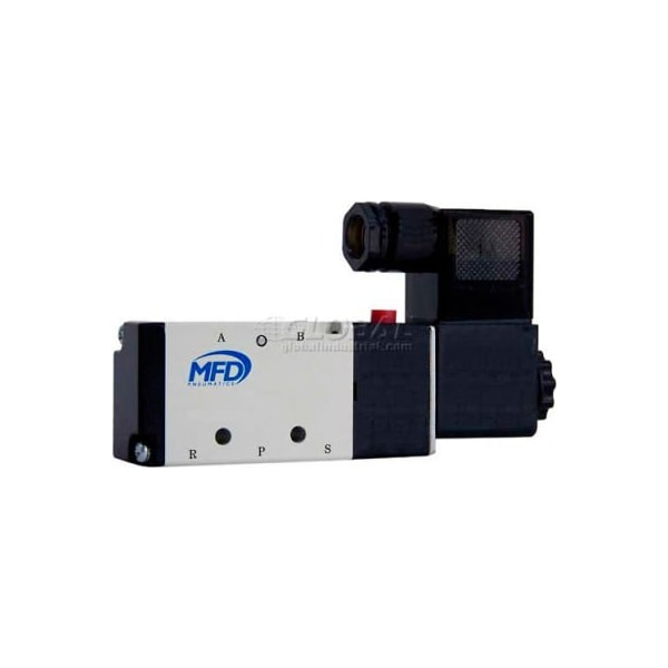 Bimba Mfg Co Bimba-Mead Pilot Solenoid Valve M4V410-15-24VDC, 5 Port, 2 Pos, Single, 1/2" NPT, 24VDC, Cv=2.79 M4V410-15-24VDC - main